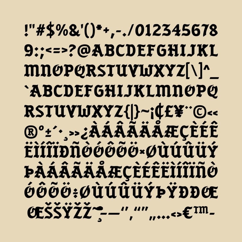 bold handcrafted medieval display