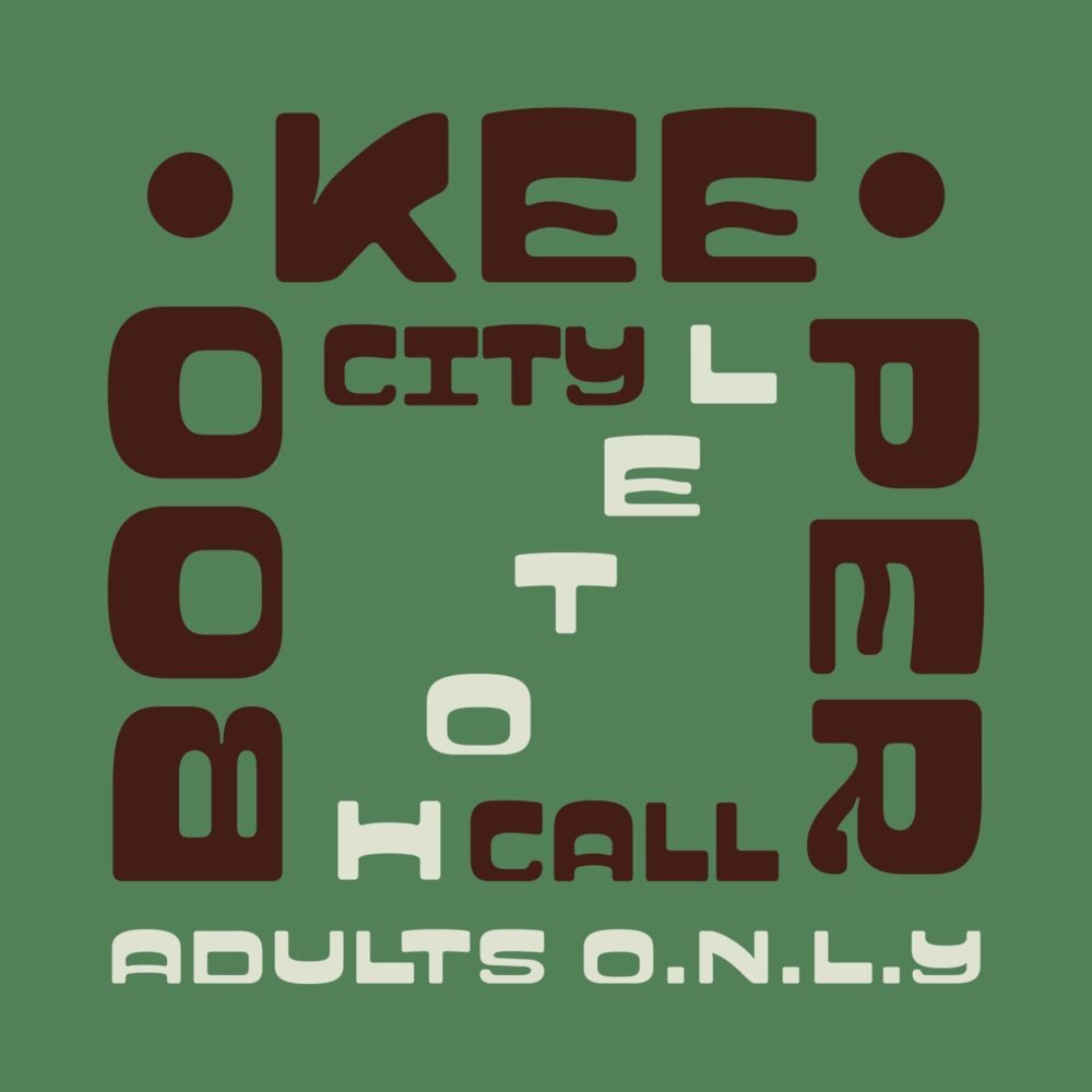 bold retro-tropical display font