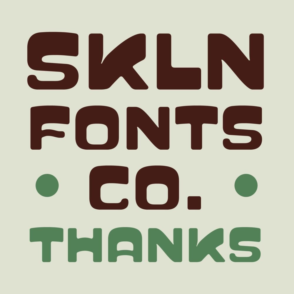 bold retro-tropical display font