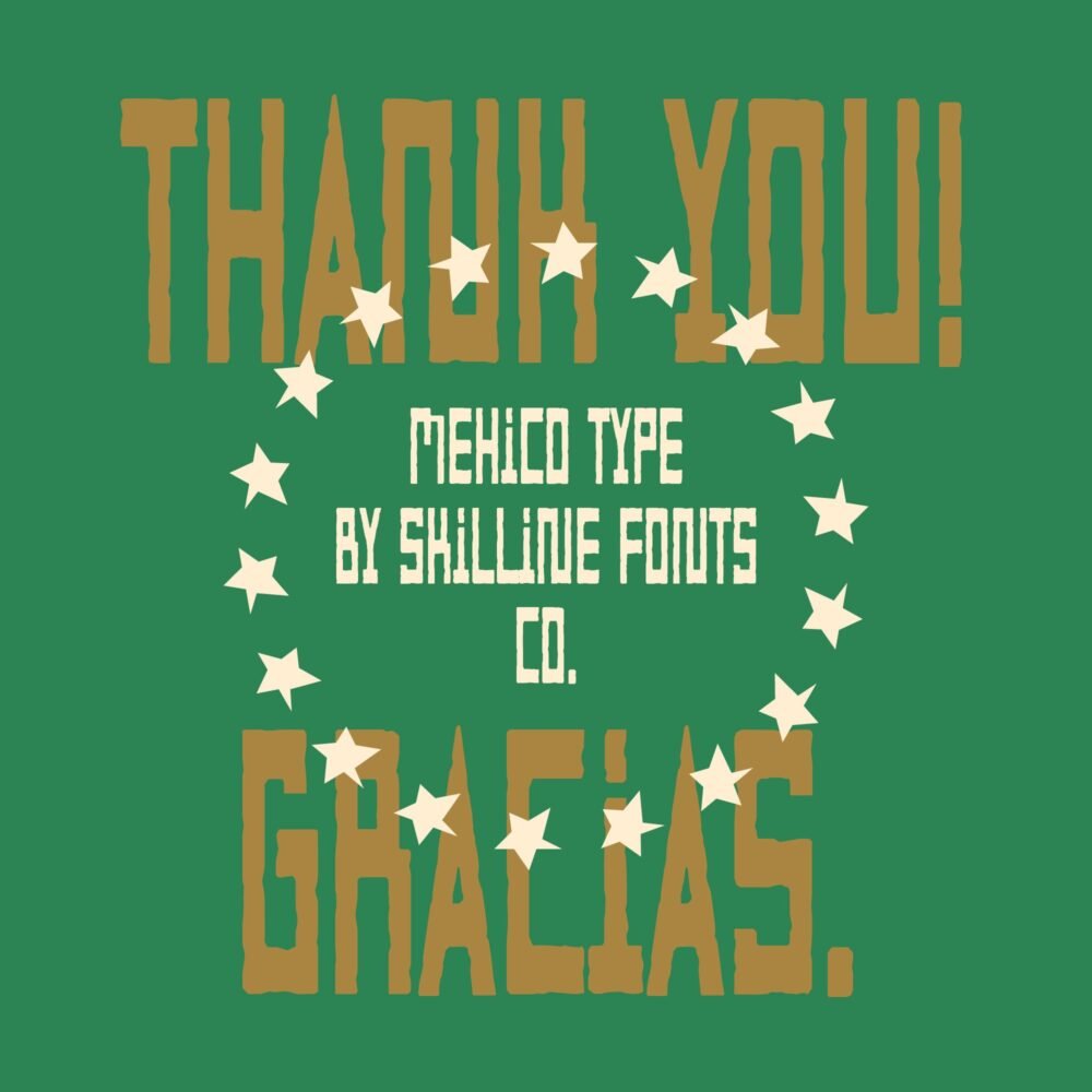 hand-drawn display font