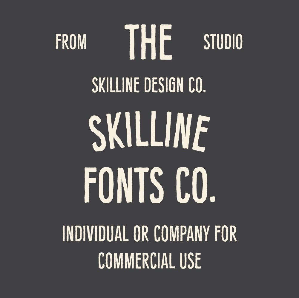 condensed hand-drawn display font