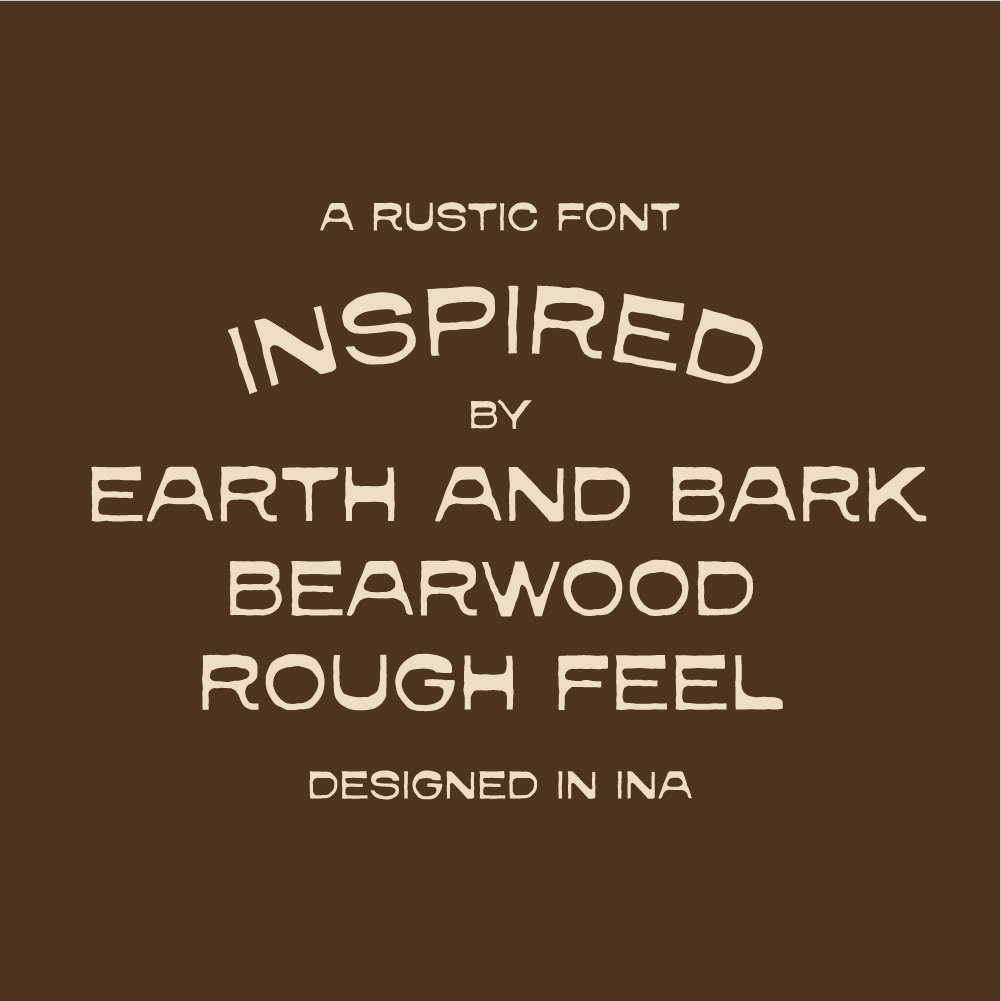 rustic display font